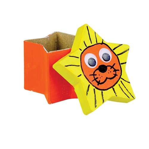 Papier Mache Box - Star