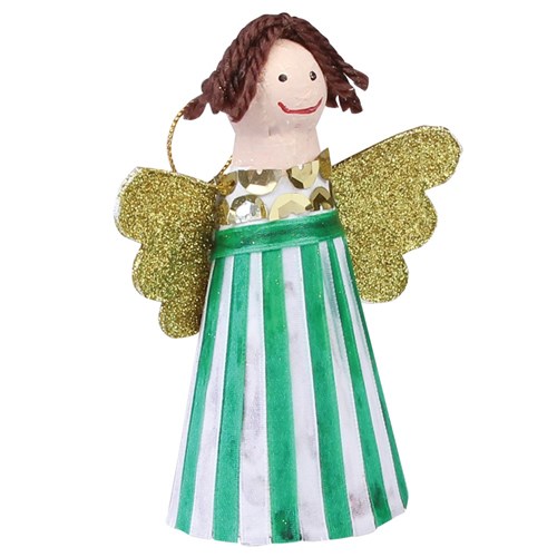 Papier Mache Angels - Pack of 6