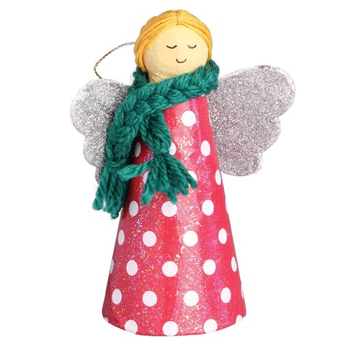 Papier Mache Angels - Pack of 6