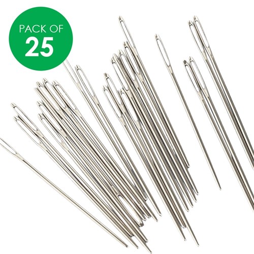 Sewing Needles - Blunt Tip - Pack of 25