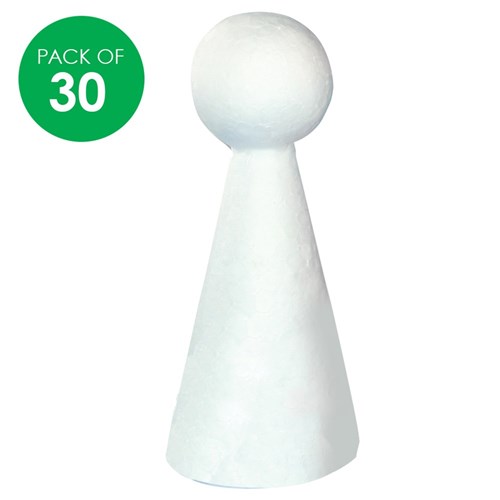 Decofoam Cone People - Pack of 30