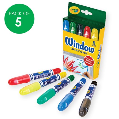 Crayola Window Crayons - Pack of 5