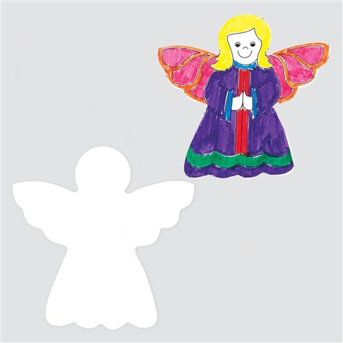 Cardboard Angels - White - Pack of 20