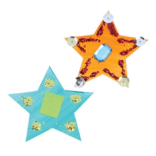 Cardboard Stars - White - Pack of 20