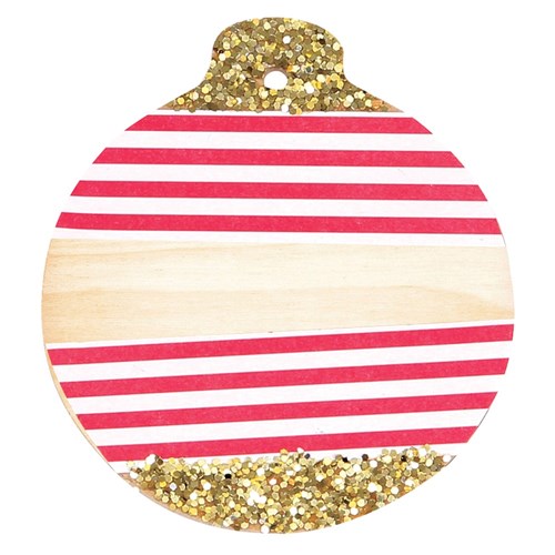 Wooden Bauble Shapes - Pack of 20