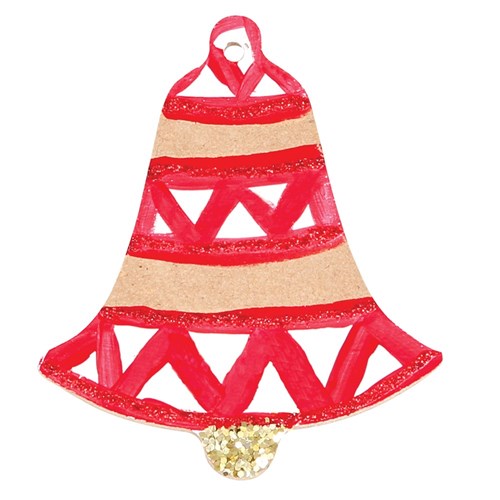 Wooden Bell Shapes - Pack of 20