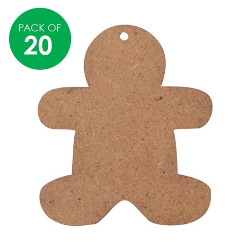 Wooden Person Shapes - Pack of 20