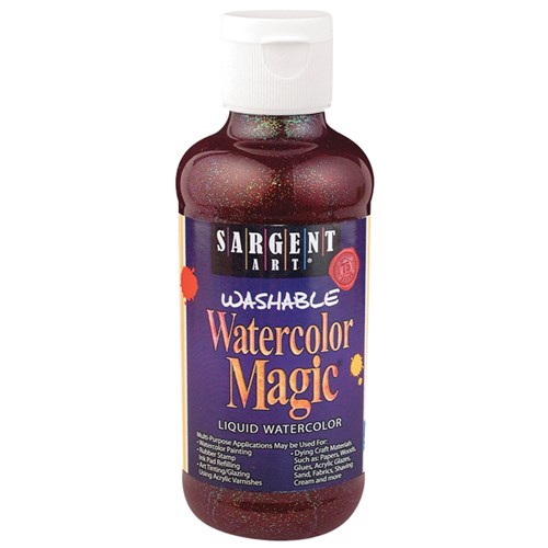 Watercolor Magic Glitter Liquid Watercolour - Red - 225ml