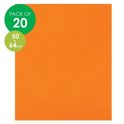 Spectrum Board - 510 x 640mm - Orange - Pack of 20