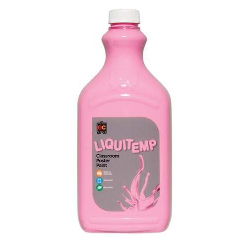 EC Liquitemp Classroom Poster Paint - Pink - 2 Litres