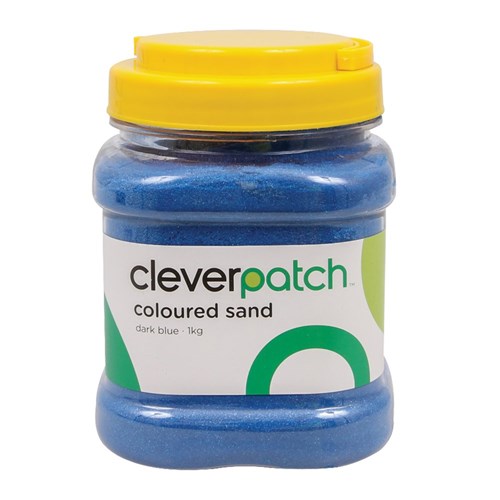 CleverPatch Coloured Sand - Dark Blue - 1kg Tub