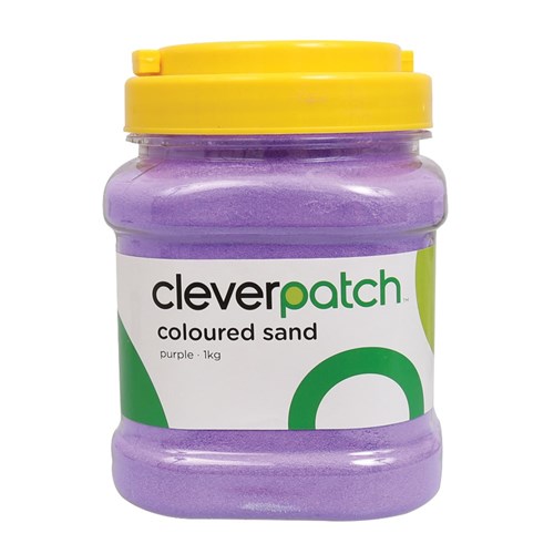 CleverPatch Coloured Sand - Purple - 1kg Tub