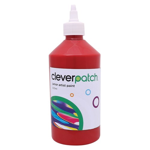 CleverPatch Junior Artist Paint - Red - 500ml