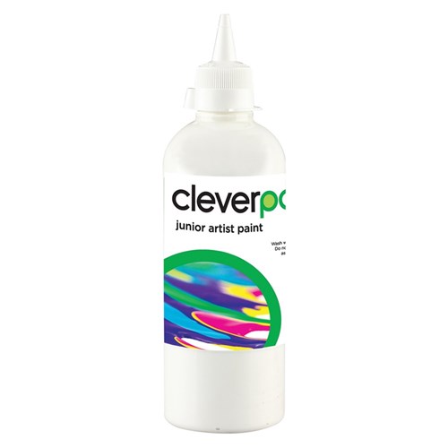CleverPatch Junior Artist Paint - White - 500ml