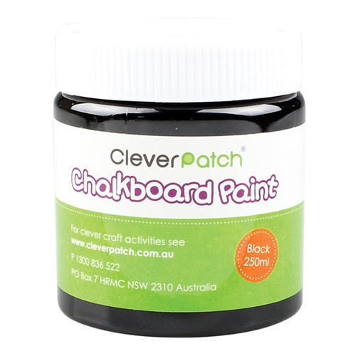 CleverPatch Chalkboard Paint - Black - 250ml