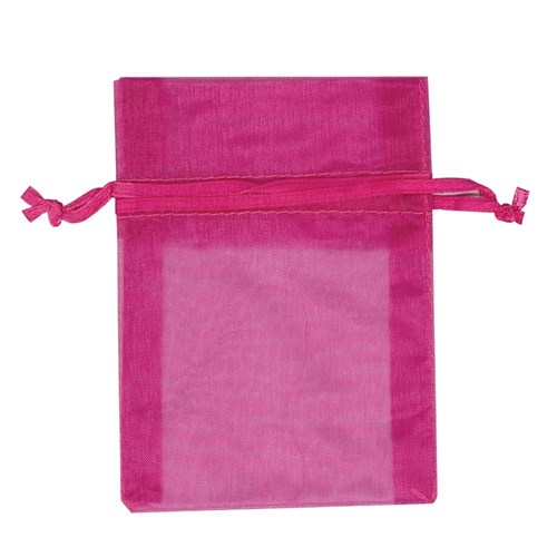Organza Bag - Hot Pink