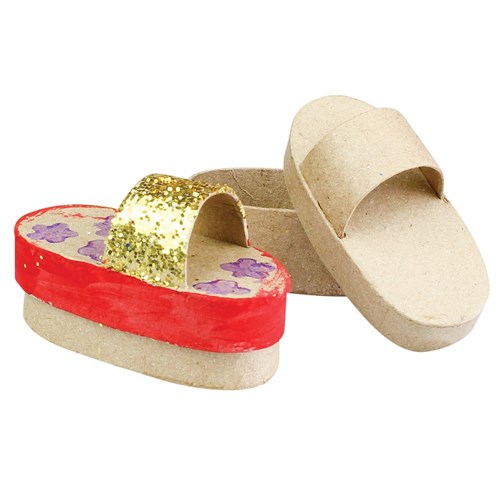Papier Mache Box - Shoe