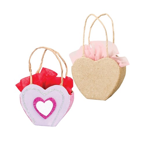 Papier Mache Bag - Heart