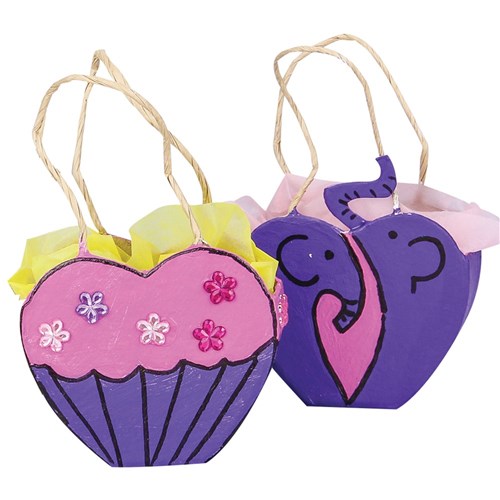 Papier Mache Bag - Heart