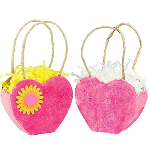 Papier Mache Bag - Heart