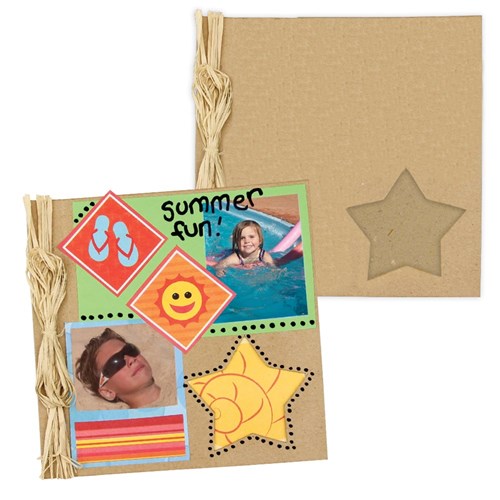 Papier Mache Scrapbook - Star Cutout