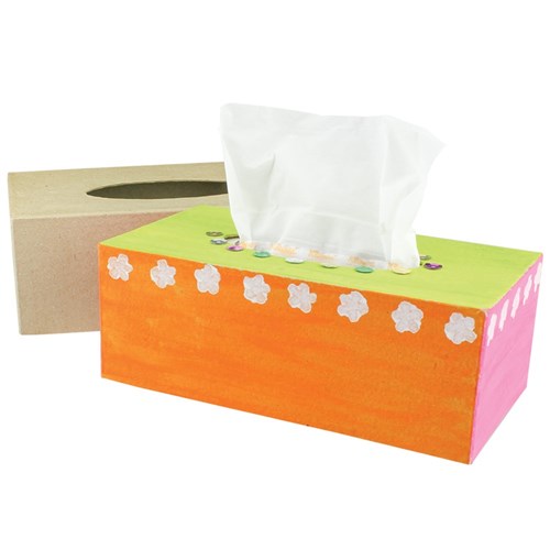 Papier Mache Tissue Box Holder