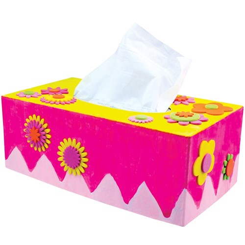 Papier Mache Tissue Box Holder