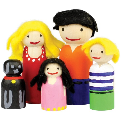 Wooden People - Pack of 10