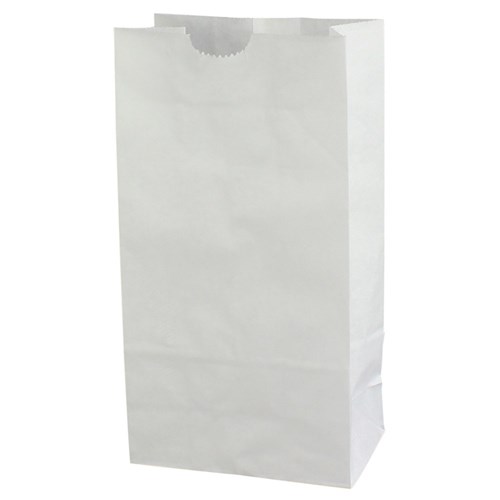 Paper Bags - White - Pack of 100