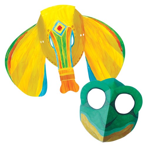 Wild Animal Fold-Up Masks - Pack of 30