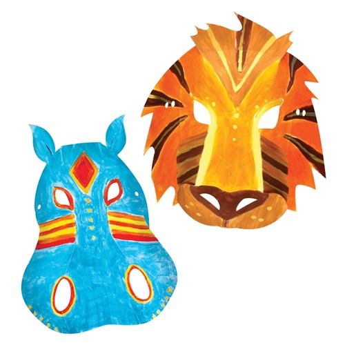 Wild Animal Fold-Up Masks - Pack of 30