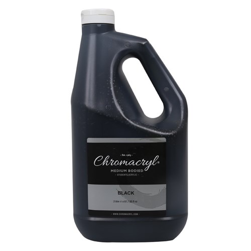Chromacryl - Black - 2 Litres