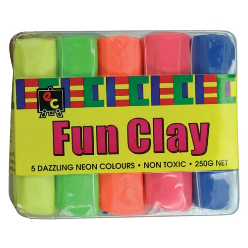 Fun Modelling Clay - Fluorescent - 250g