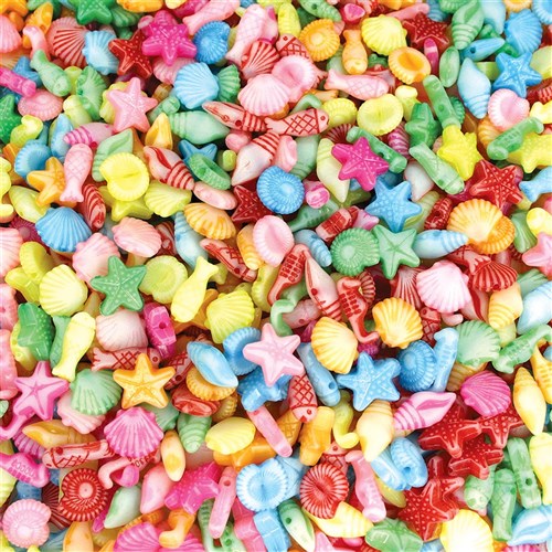 Collage Threading Shells - 250g Pack