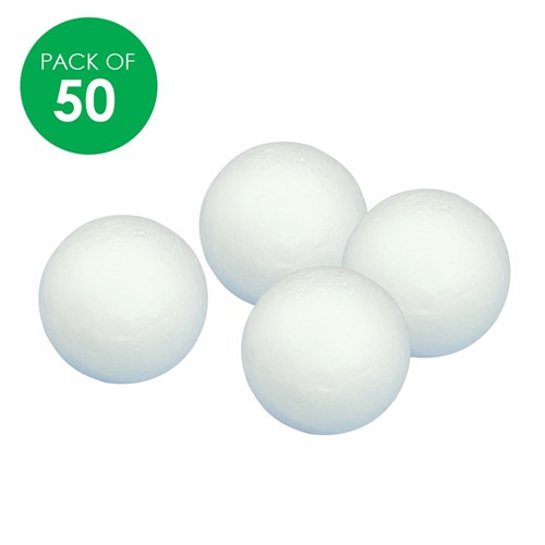 Decofoam Balls - 3cm - Pack of 50