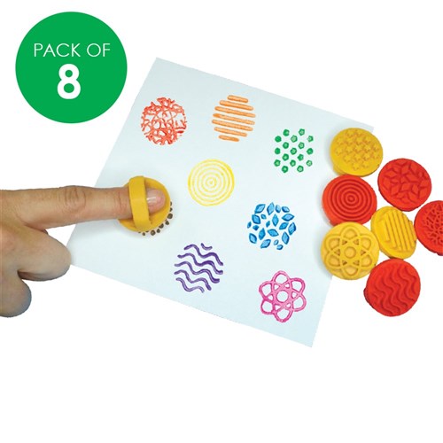 Texture Finger Painters - Pack of 8