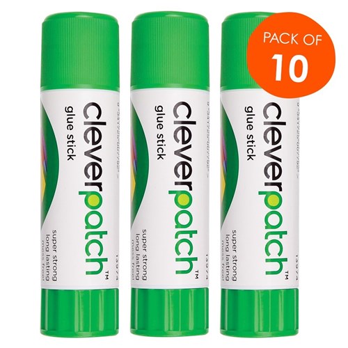 CleverPatch Glue Sticks - 40g - Pack of 10