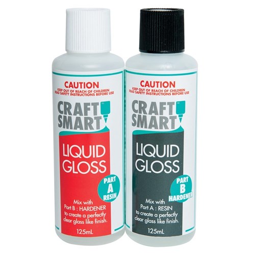 CraftSmart Liquid Gloss - 2 x 125ml Pack