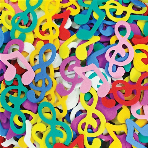Foam Music Notes - Pack of 260