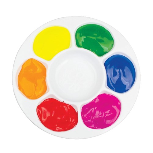 Plastic Palette - Round - 7 Well