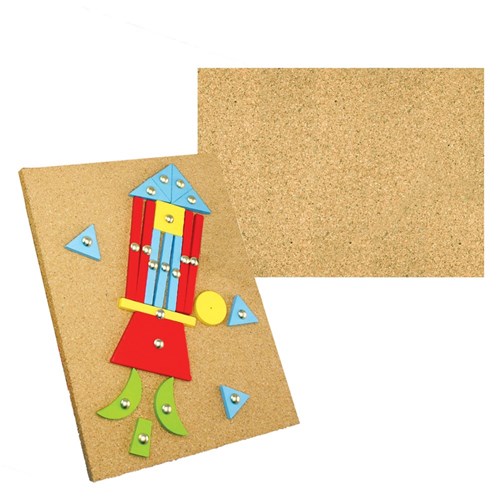 Tap A Shape Corkboard - 21.5 x 15.5 x 0.9cm