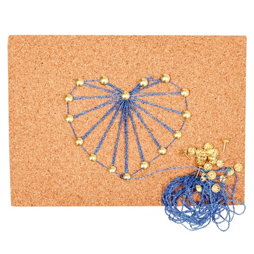 Tap A Shape Corkboard - 21.5 x 15.5 x 0.9cm