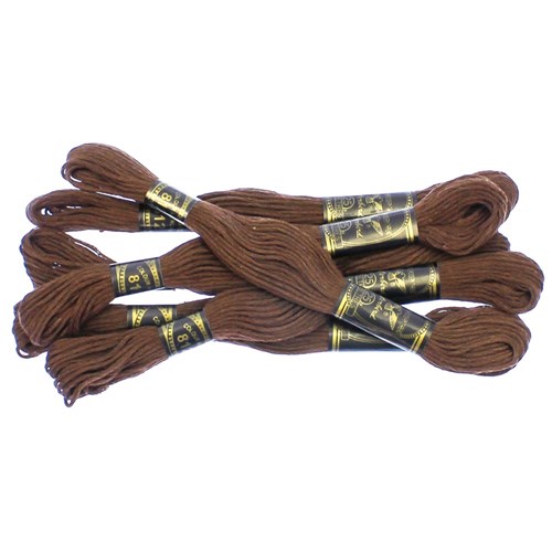 Embroidery Thread - Brown - 48m