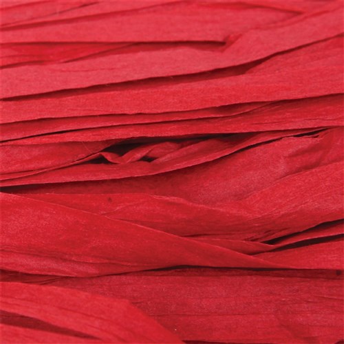 Paper Raffia - Red - 50 Metres