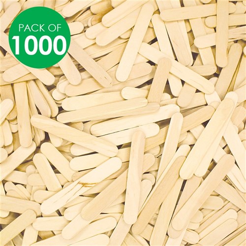 Mini Popsticks - Natural - Pack of 1,000