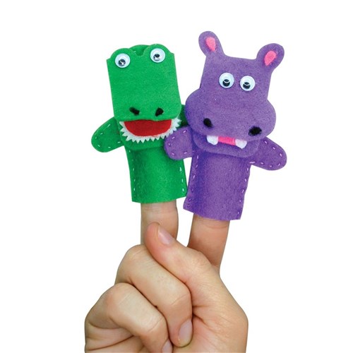 Felt Finger Puppets - Pack of 10