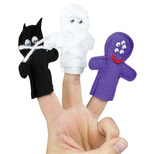 Felt Finger Puppets - Pack of 10