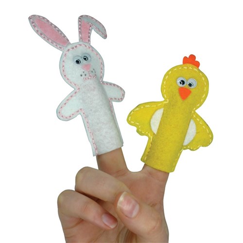 Felt Finger Puppets - Pack of 10