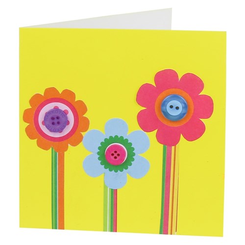 Square Cards - Yellow - Pack of 20