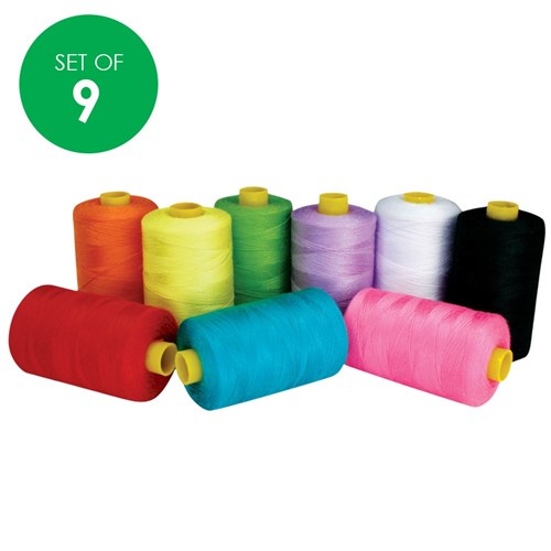 Sewing Thread - Set of 9 Colours